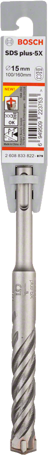 Bosch - SDS-Plus-5X Serisi Kırıcı Delici Matkap Ucu 15*160 mm - Resim 2