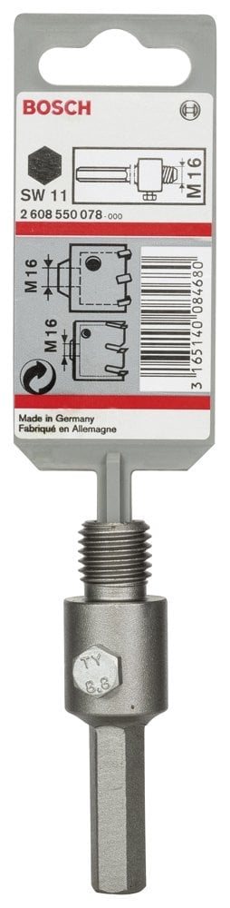 Bosch - Altıgen Şaftlı M16 Buat Ucu Adaptörü 80 mm - Resim 2
