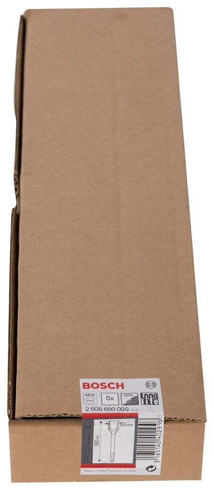 Bosch - LongLife Serisi, SDS-Max Şaftlı Yassı Keski 350*50 mm 5'li - Resim 2