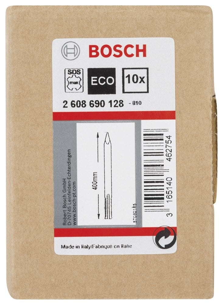 Bosch - SDS-Max Şaftlı Sivri Keski 400 mm 10'lu - Resim 2