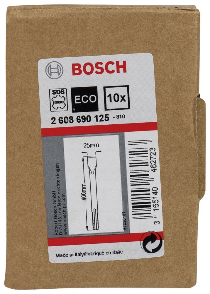 Bosch - SDS-Max Şaftlı Yassı Keski 400*25 mm 10'lu - Resim 2