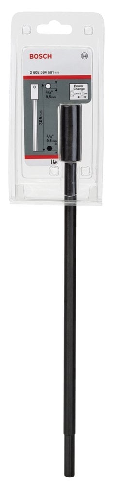 Bosch - Power Change Uzatma Adaptörü 305 mm ve 9,5 mm Şaft Girişli - Resim 2