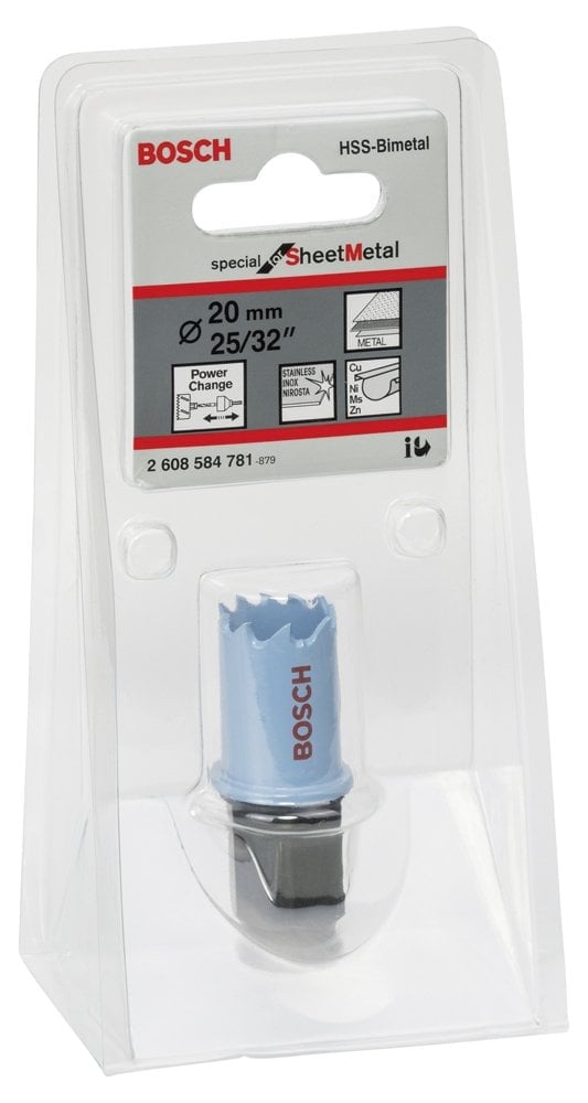 Bosch - Special Serisi Metal Ve Inox Malzemeler için Delik Açma Testeresi (Panç) 20 mm - Resim 2