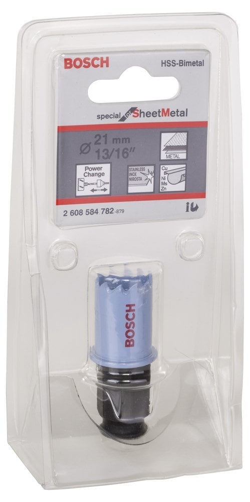 Bosch - Special Serisi Metal Ve Inox Malzemeler için Delik Açma Testeresi (Panç) 21 mm - Resim 2