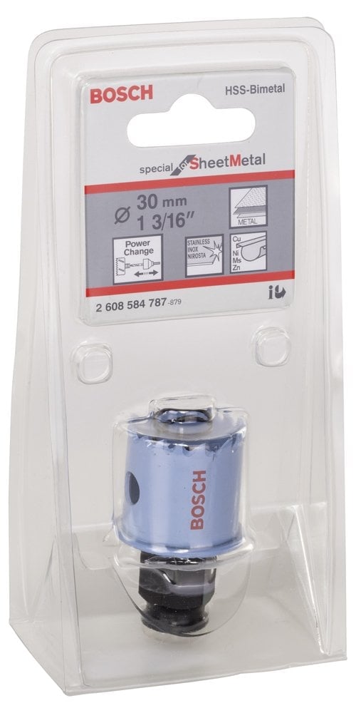 Bosch - Special Serisi Metal Ve Inox Malzemeler için Delik Açma Testeresi (Panç) 30 mm - Resim 2