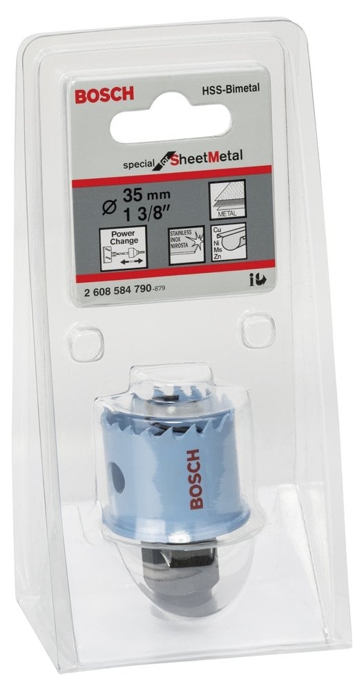 Bosch - Special Serisi Metal Ve Inox Malzemeler için Delik Açma Testeresi (Panç) 35 mm - Resim 2