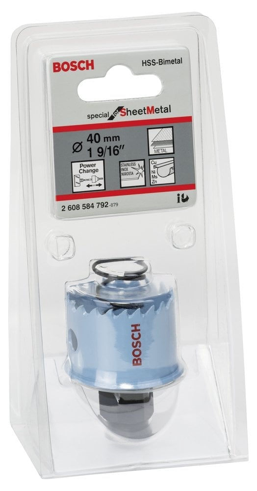 Bosch - Special Serisi Metal Ve Inox Malzemeler için Delik Açma Testeresi (Panç) 40 mm - Resim 2