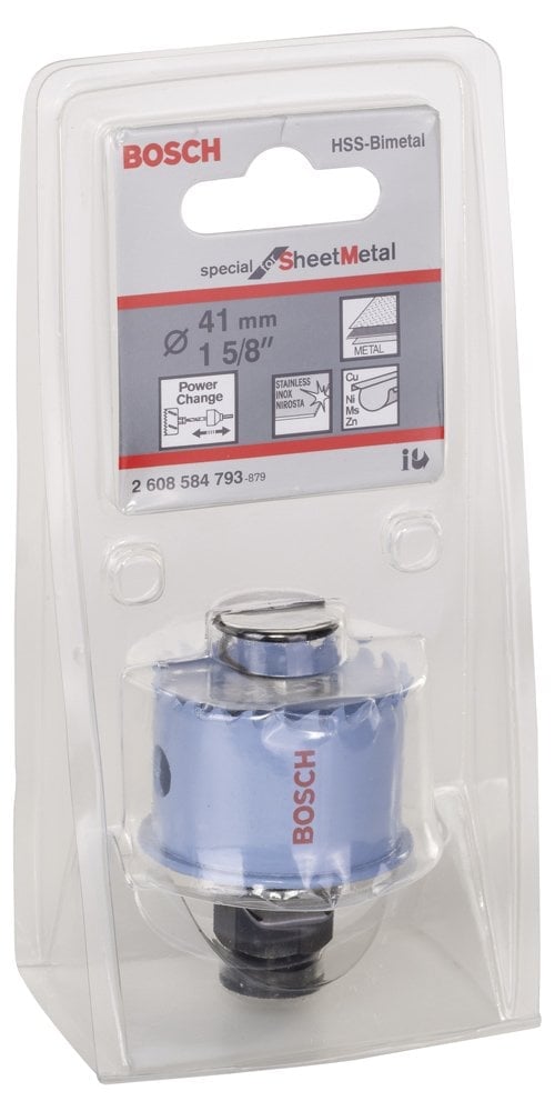 Bosch - Special Serisi Metal Ve Inox Malzemeler için Delik Açma Testeresi (Panç) 41 mm - Resim 2