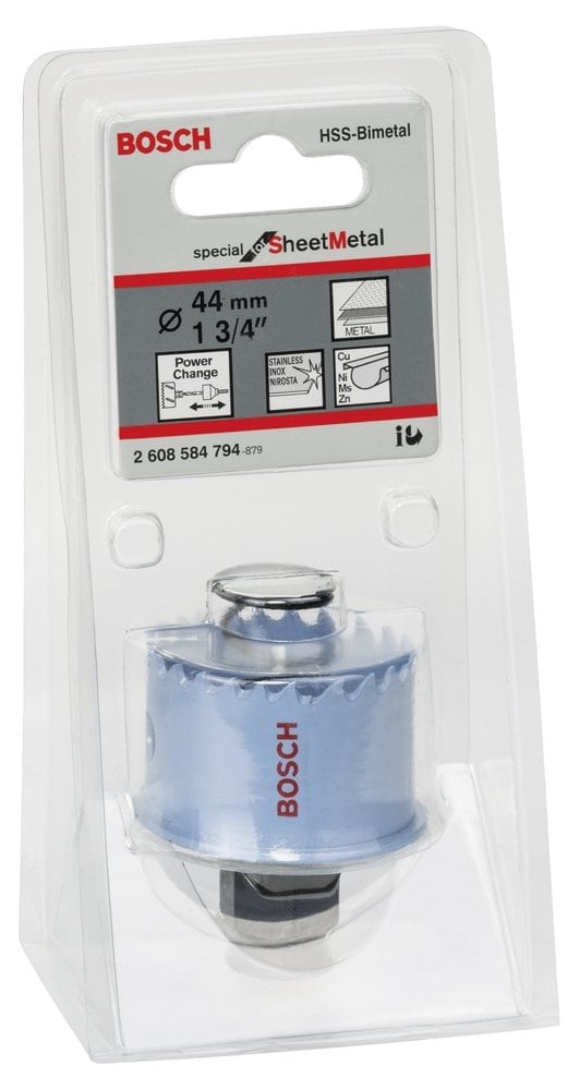 Bosch - Special Serisi Metal Ve Inox Malzemeler için Delik Açma Testeresi (Panç) 44 mm - Resim 2
