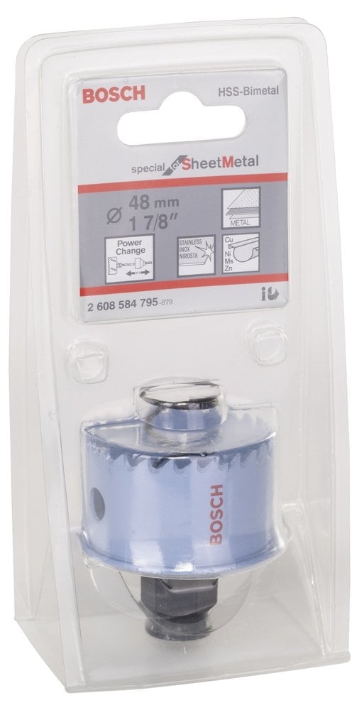 Bosch - Special Serisi Metal Ve Inox Malzemeler için Delik Açma Testeresi (Panç) 48 mm - Resim 2