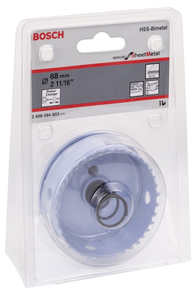 Bosch - Special Serisi Metal Ve Inox Malzemeler için Delik Açma Testeresi (Panç) 68 mm - Resim 2