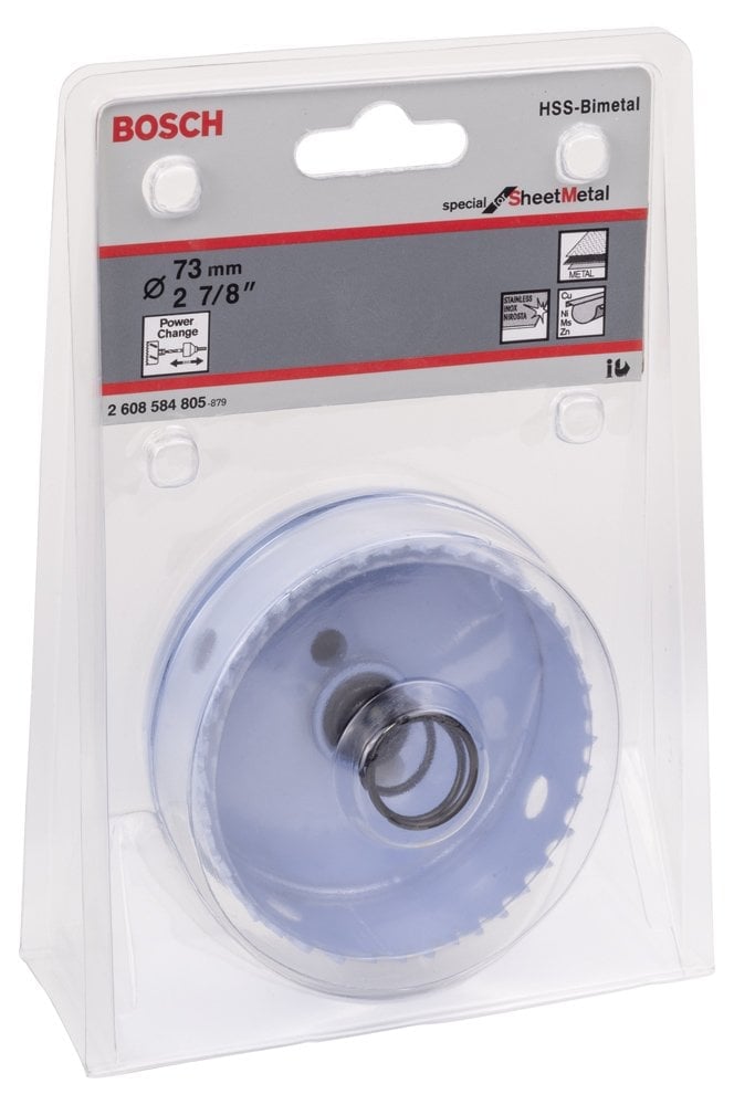 Bosch - Special Serisi Metal Ve Inox Malzemeler için Delik Açma Testeresi (Panç) 73 mm - Resim 2