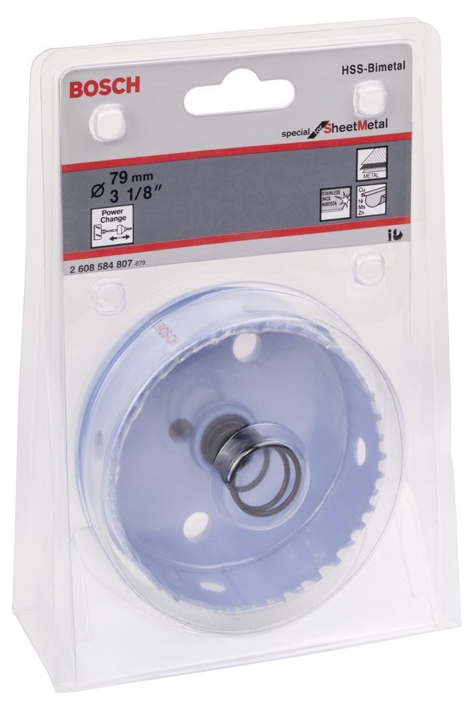 Bosch - Special Serisi Metal Ve Inox Malzemeler için Delik Açma Testeresi (Panç) 79 mm - Resim 2