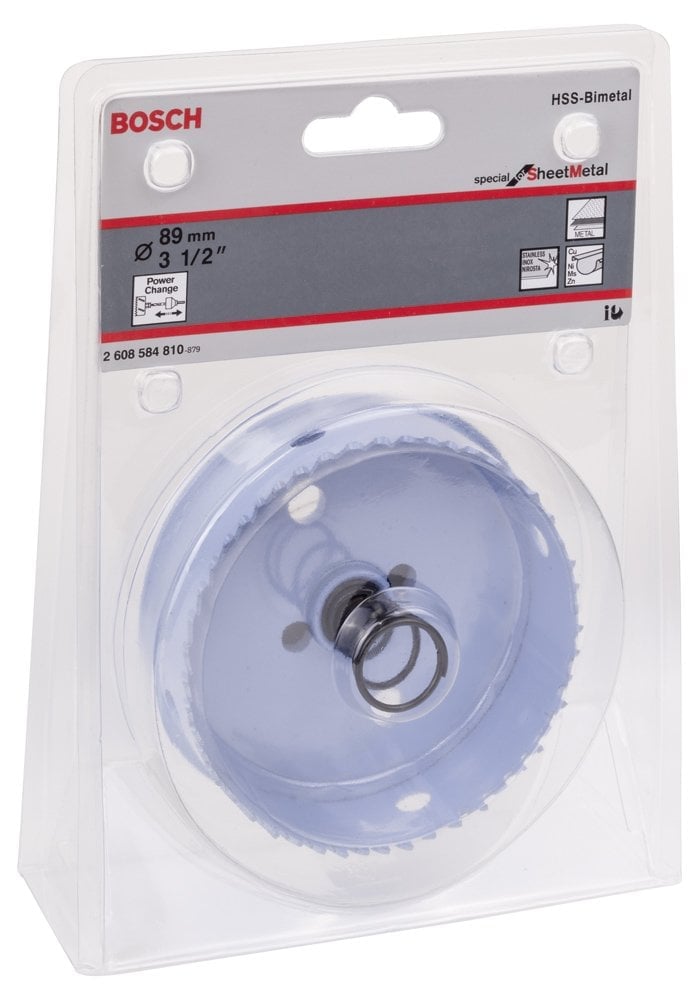 Bosch - Special Serisi Metal Ve Inox Malzemeler için Delik Açma Testeresi (Panç) 89 mm - Resim 2