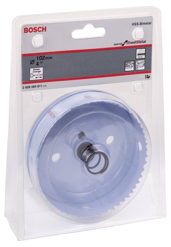 Bosch - Special Serisi Metal Ve Inox Malzemeler için Delik Açma Testeresi (Panç) 102 mm - Resim 2