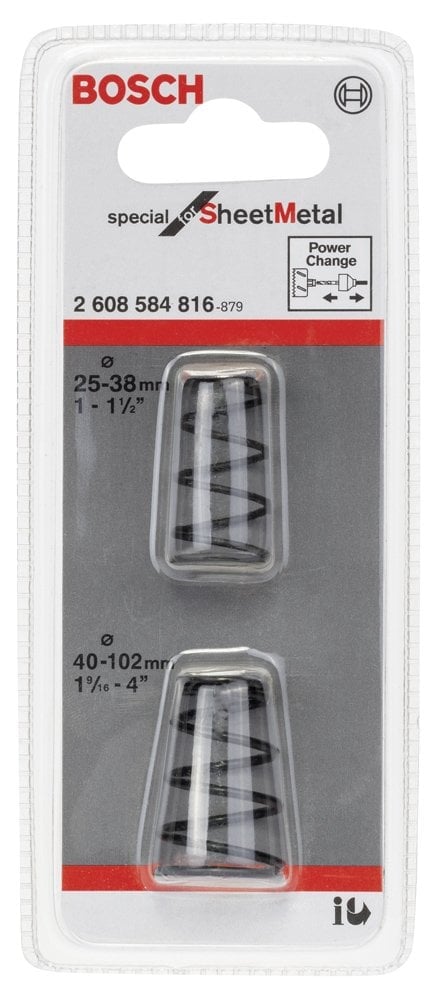 Bosch - Special Serisi Metal Ve Inox Malzemeler için Delik Açma Testeresi (Panç) Dışarı Atma Yayı - Resim 2