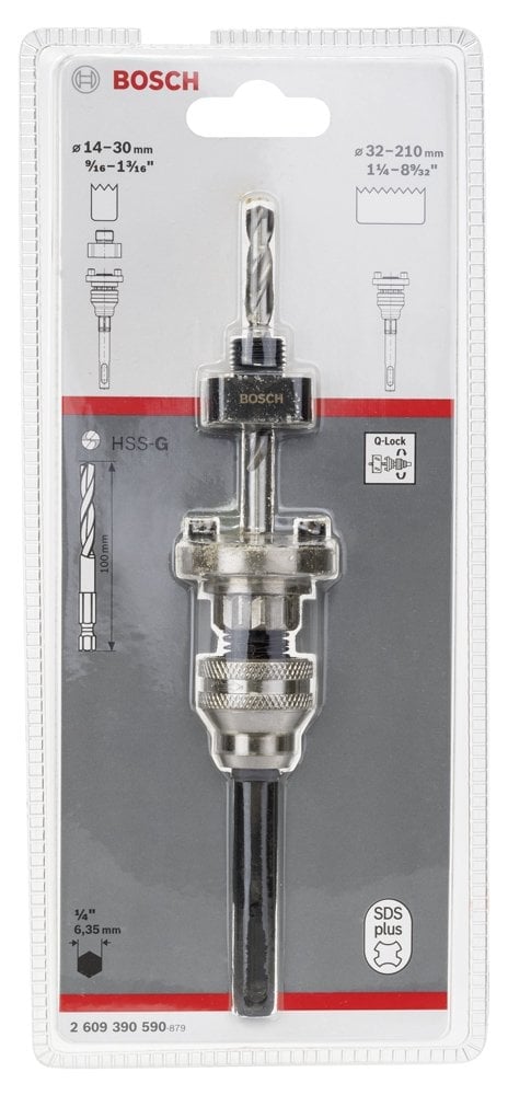 Bosch - SDS-Plus Q-Lock (Hızlı Kilitleme) Adaptörü, 14-210 mm Pançlar için - Resim 2