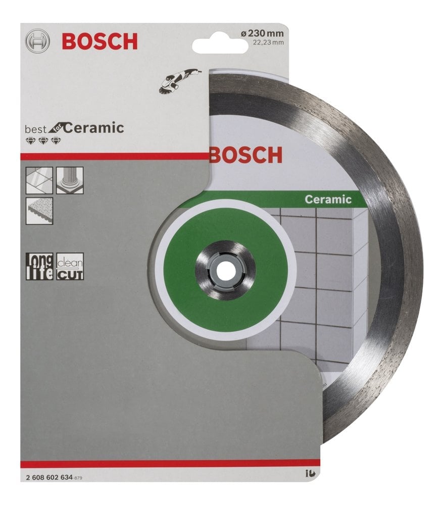 Bosch - Best Serisi Seramik İçin, Elmas Kesme Diski 230 mm - Resim 2