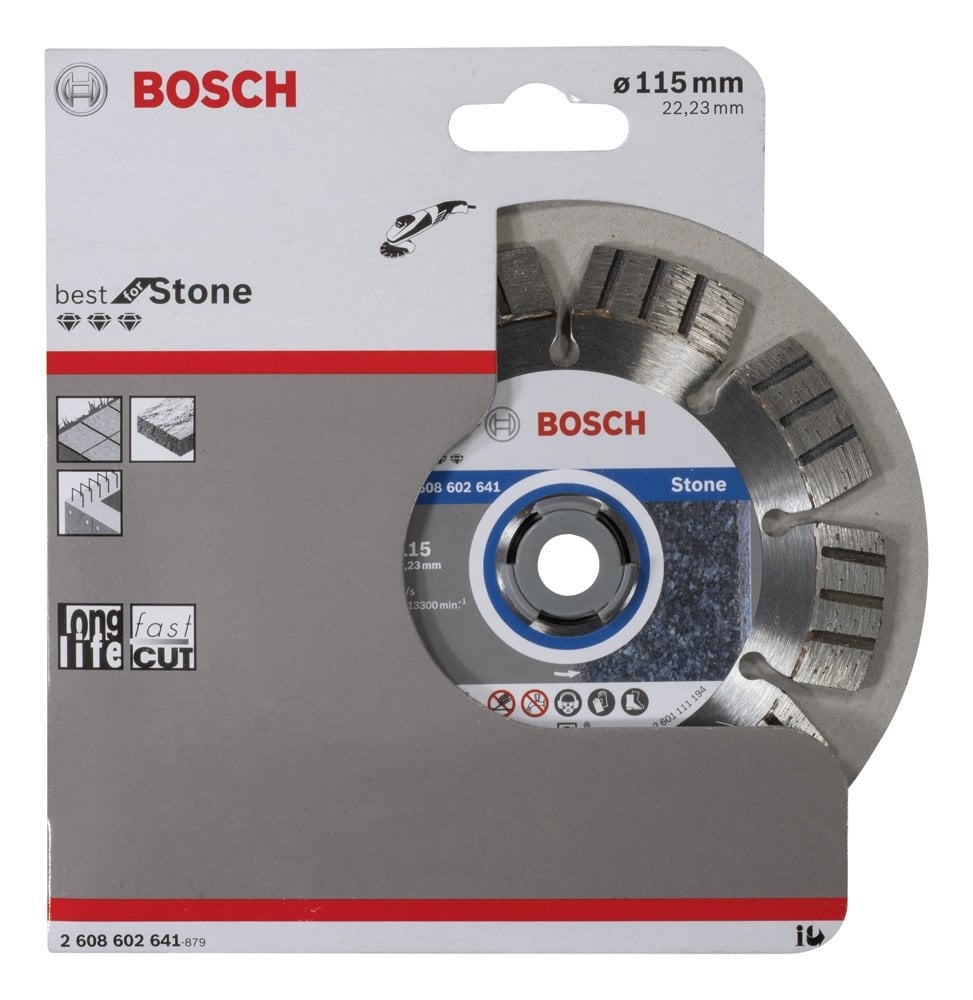 Bosch - Best Serisi Taş İçin Elmas Kesme Diski 115 mm - Resim 2
