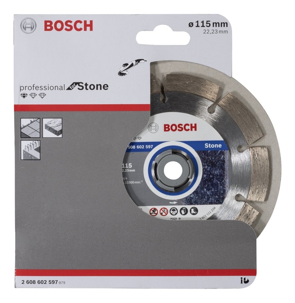 Bosch - Standard Seri Taş İçin Elmas Kesme Diski 115 mm - Resim 2