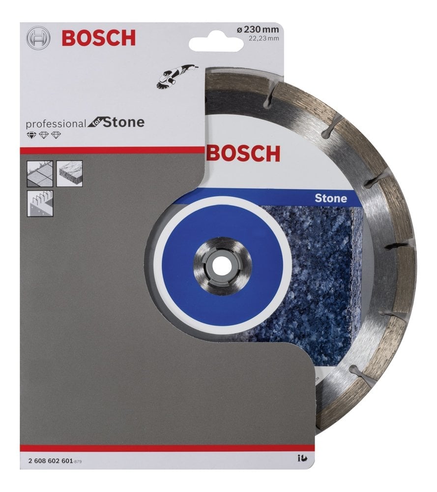 Bosch - Standard Seri Taş İçin Elmas Kesme Diski 230 mm - Resim 2