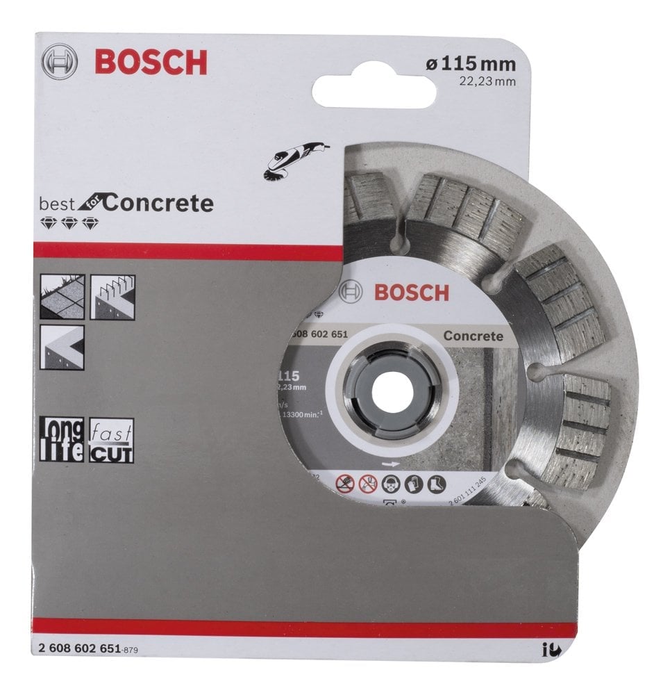 Bosch - Best Serisi Beton İçin Elmas Kesme Diski 115 mm - Resim 2