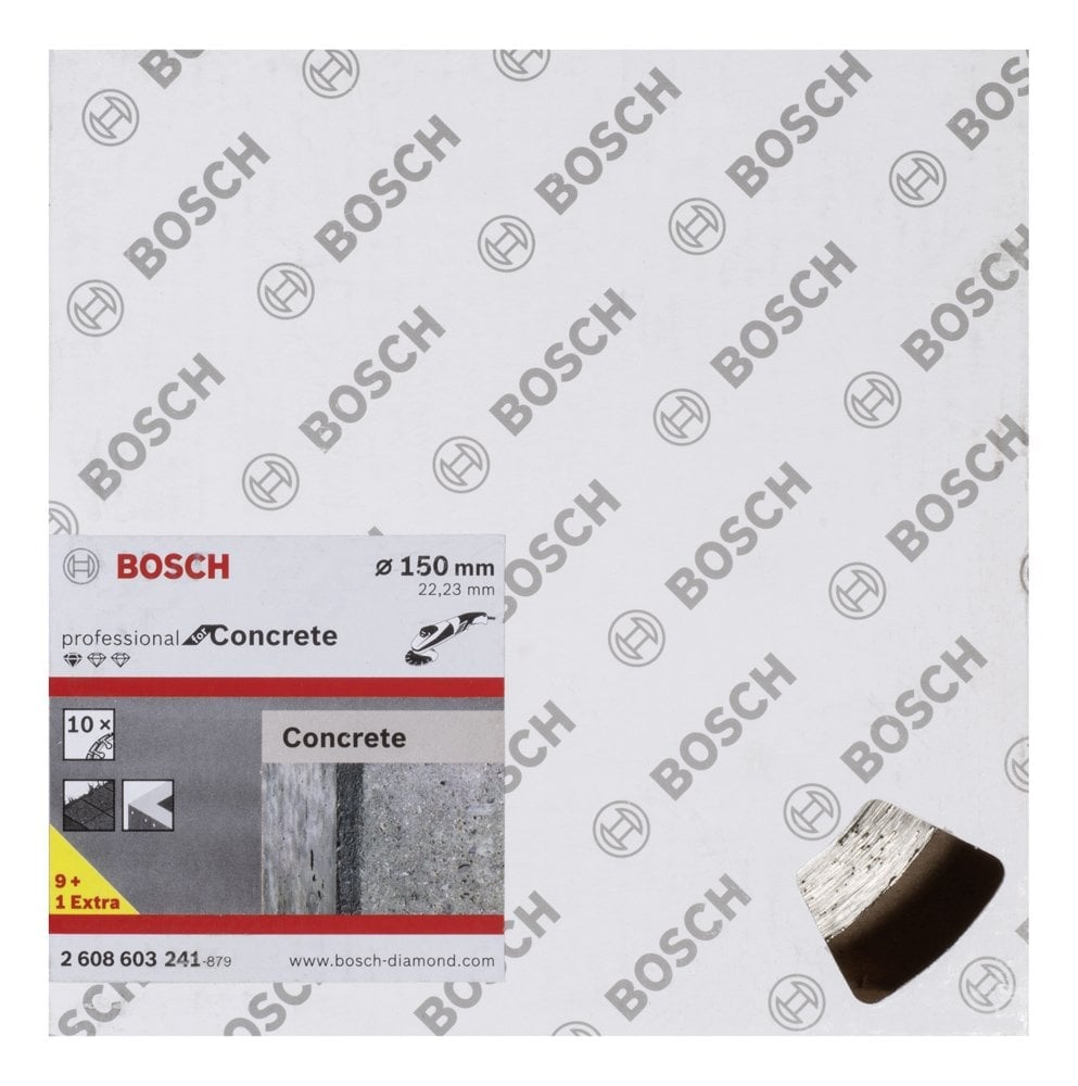 Bosch - Standard Seri Beton İçin, 9+1 Elmas Kesme Diski Set 150 mm - Resim 2