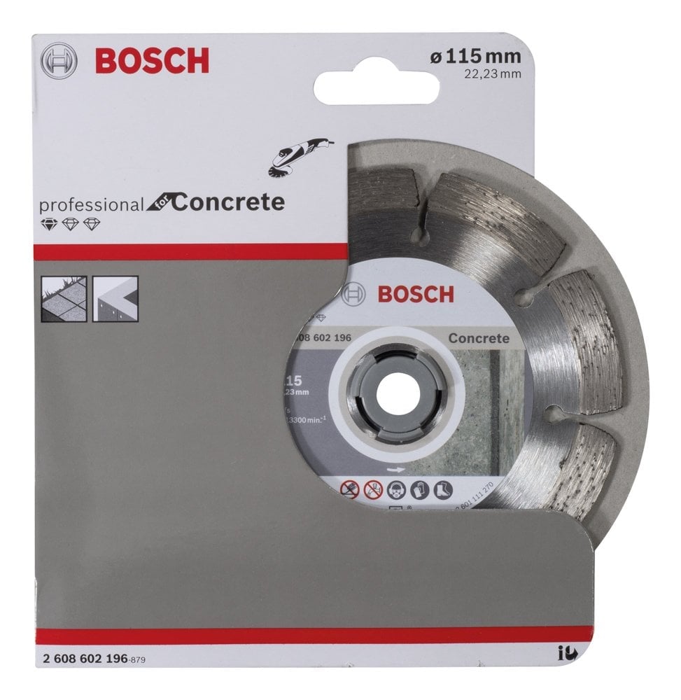 Bosch - Standard Seri Beton İçin Elmas Kesme Diski 115 mm - Resim 2