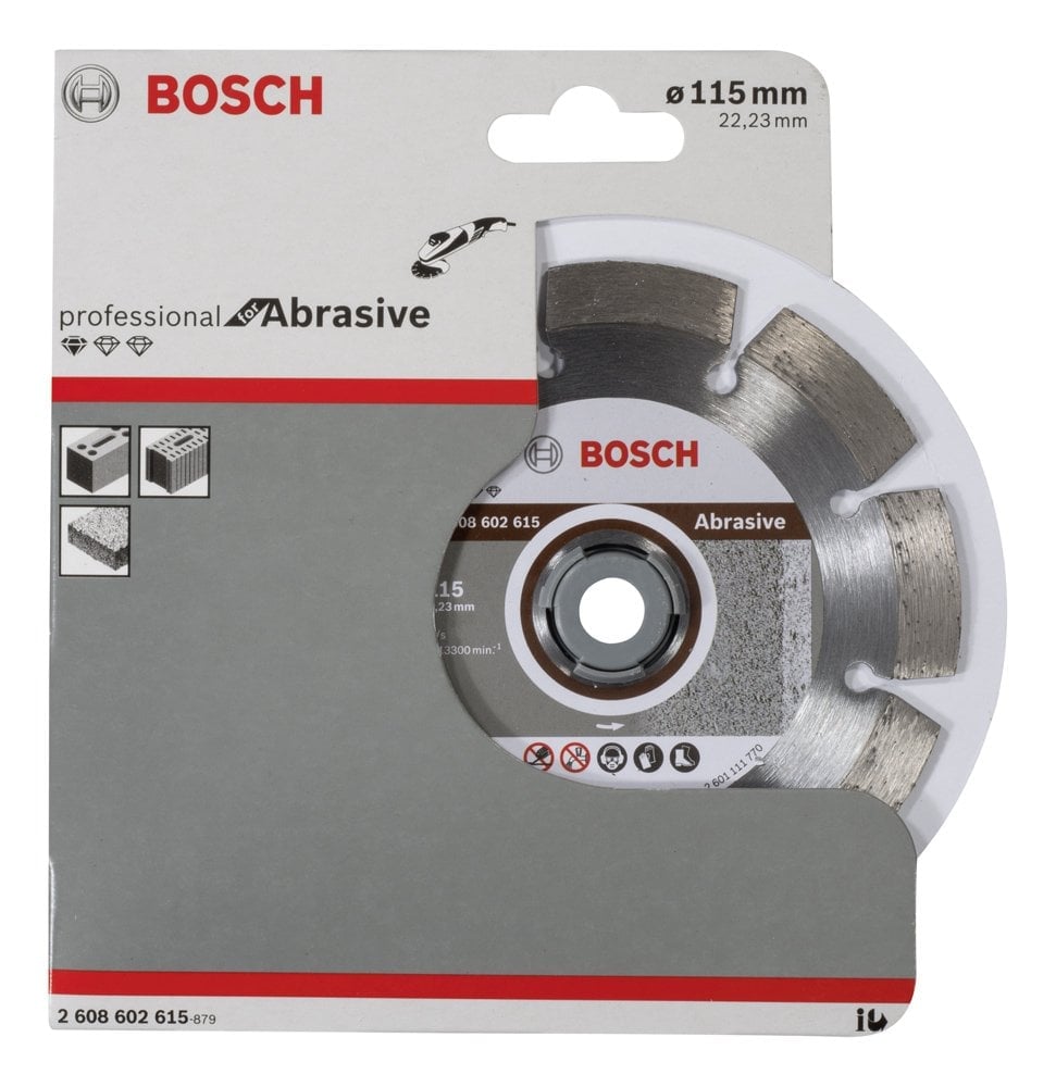 Bosch - Standard Seri Aşındırıcı Malzemeler İçin Elmas Kesme Diski 115 mm - Resim 2