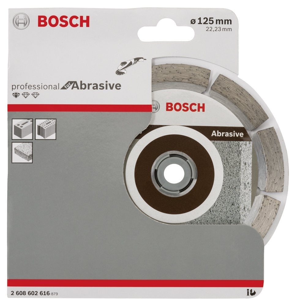 Bosch - Standard Seri Aşındırıcı Malzemeler İçin Elmas Kesme Diski 125 mm - Resim 2