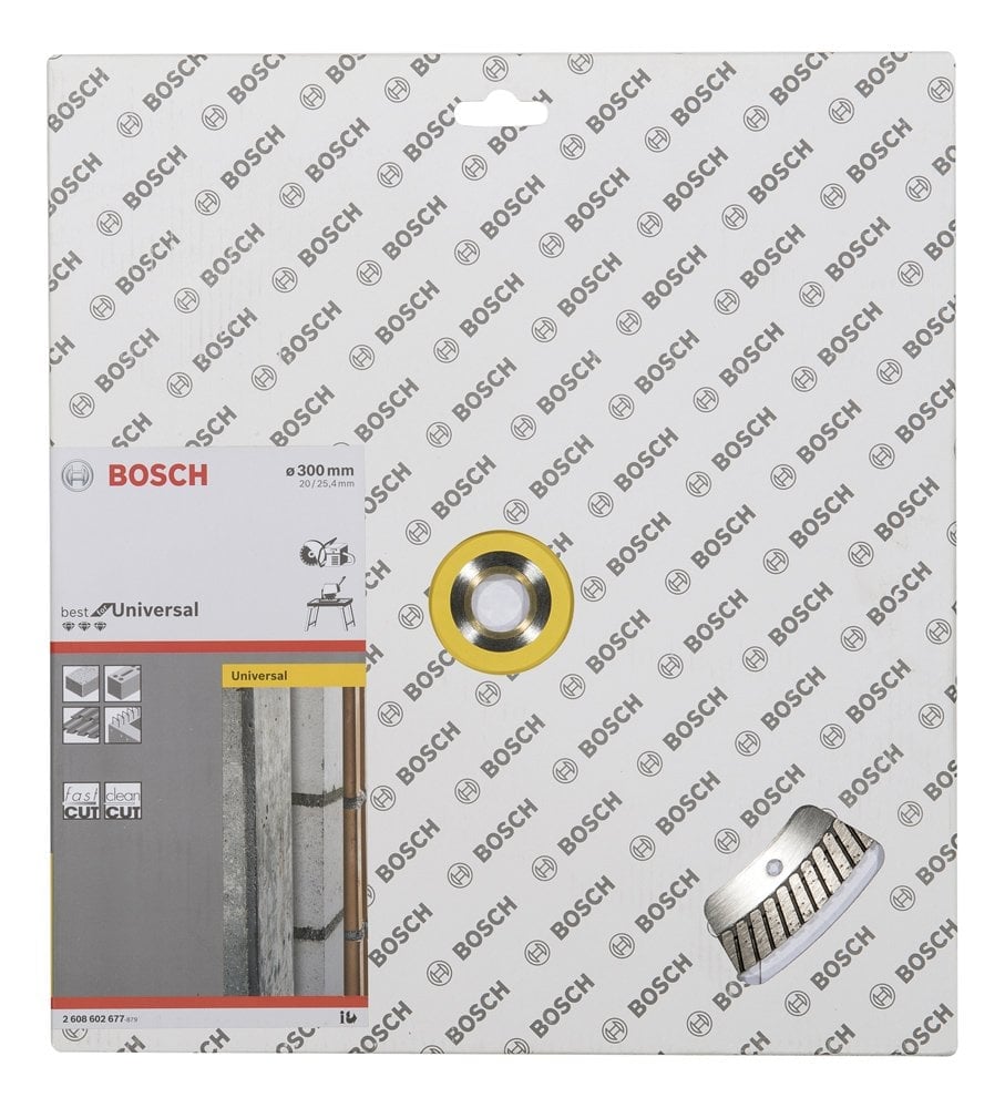 Bosch - Best Serisi Genel Yapı Malzemeleri İçin Turbo Segmanlı Elmas Kesme Diski 300 mm - Resim 2