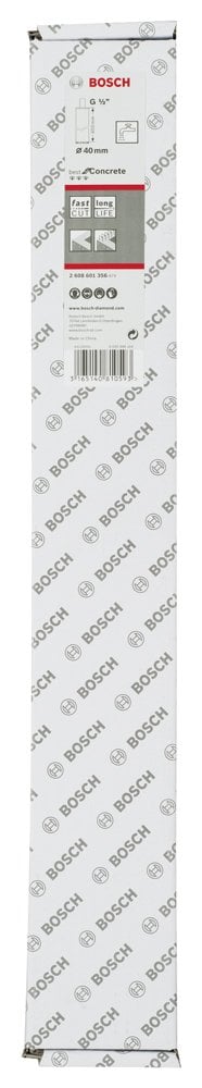 Bosch - Best Serisi Beton İçin 1/2'' Girişli Elmas Sulu Karot Ucu 40 mm - Resim 2