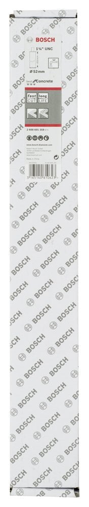 Bosch - Best Serisi Beton İçin 1 1/4'' UNC Girişli Elmas Sulu Karot Ucu 52 mm - Resim 2
