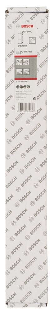 Bosch - Best Serisi Beton İçin 1 1/4'' UNC Girişli Elmas Sulu Karot Ucu 62 mm - Resim 2