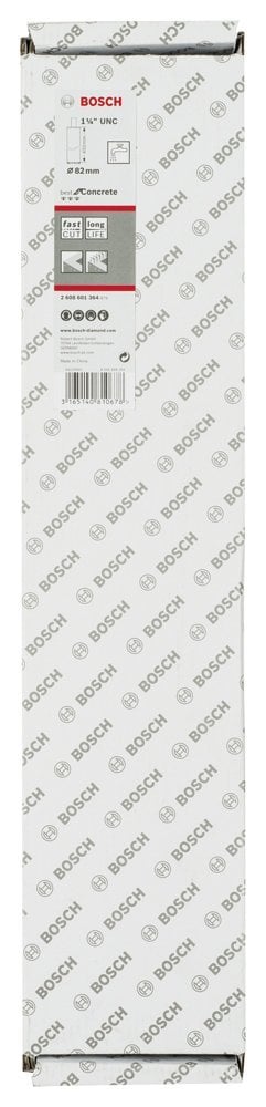 Bosch - Best Serisi Beton İçin 1 1/4'' UNC Girişli Elmas Sulu Karot Ucu 82 mm - Resim 2