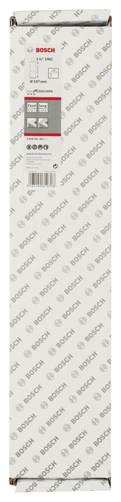 Bosch - Best Serisi Beton İçin 1 1/4'' UNC Girişli Elmas Sulu Karot Ucu 107 mm - Resim 2