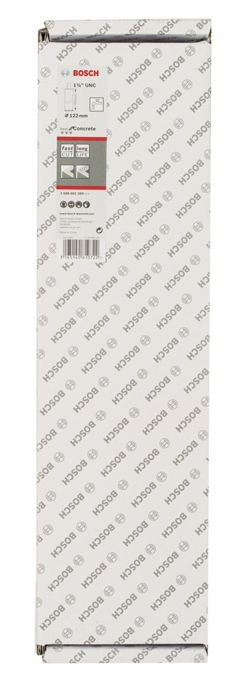 Bosch - Best Serisi Beton İçin 1 1/4'' UNC Girişli Elmas Sulu Karot Ucu 122 mm - Resim 2