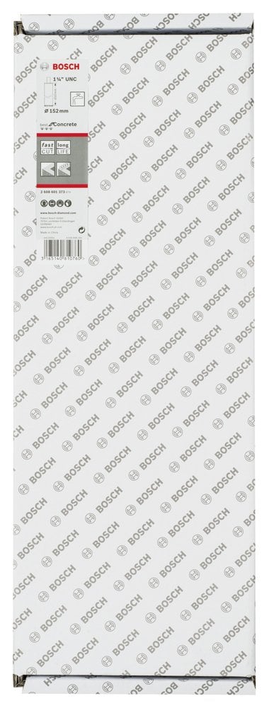 Bosch - Best Serisi Beton İçin 1 1/4'' UNC Girişli Elmas Sulu Karot Ucu 152 mm - Resim 2