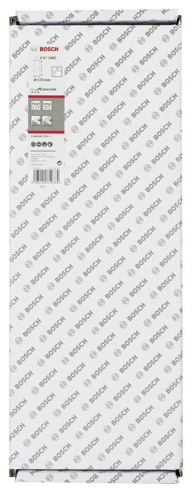 Bosch - Best Serisi Beton İçin 1 1/4'' UNC Girişli Elmas Sulu Karot Ucu 172 mm - Resim 2