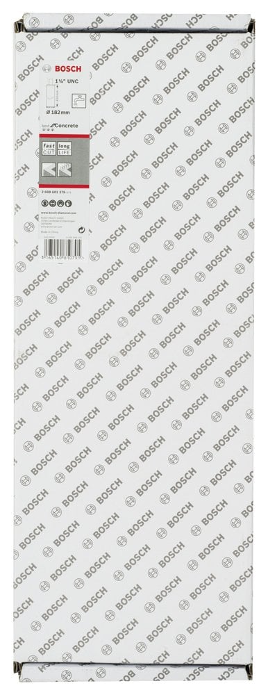 Bosch - Best Serisi Beton İçin 1 1/4'' UNC Girişli Elmas Sulu Karot Ucu 182 mm - Resim 2
