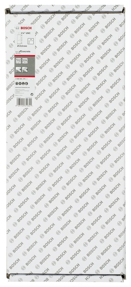 Bosch - Best Serisi Beton İçin 1 1/4'' UNC Girişli Elmas Sulu Karot Ucu 212 mm - Resim 2