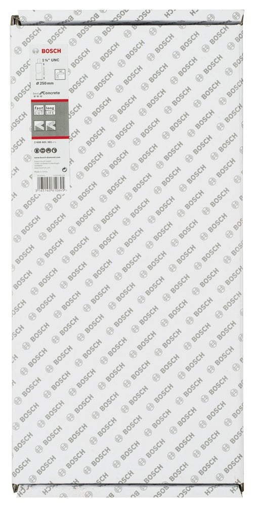 Bosch - Best Serisi Beton İçin 1 1/4'' UNC Girişli Elmas Sulu Karot Ucu 250 mm - Resim 2