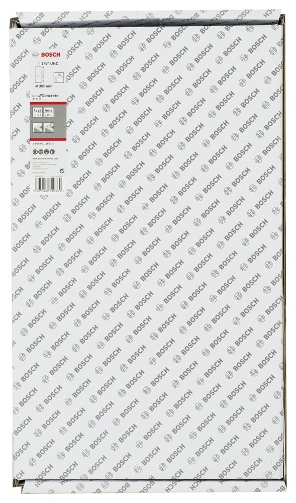 Bosch - Best Serisi Beton İçin 1 1/4'' UNC Girişli Elmas Sulu Karot Ucu 300 mm - Resim 2