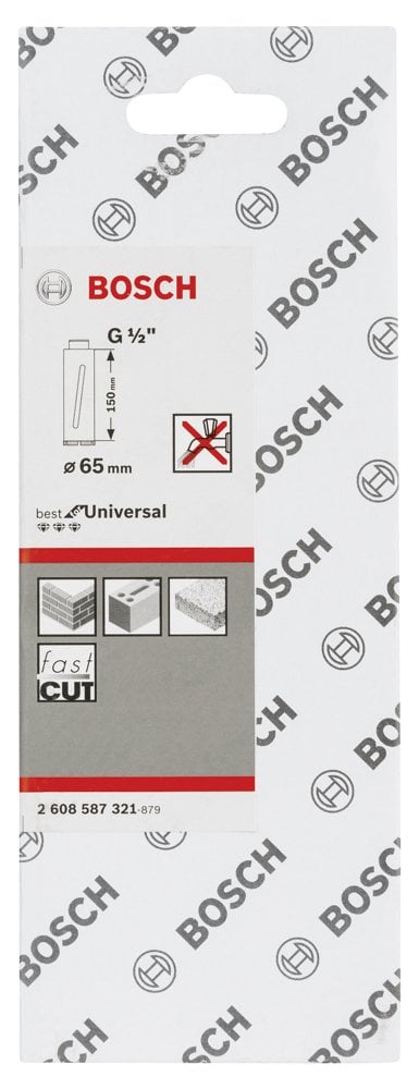 Bosch - Best Serisi G 1/2'' Girişli Kuru Karot Ucu 65*150 mm - Resim 2