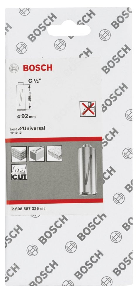 Bosch - Best Serisi G 1/2'' Girişli Kuru Karot Ucu 92*150 mm - Resim 2