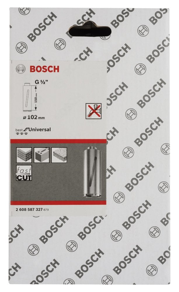 Bosch - Best Serisi G 1/2'' Girişli Kuru Karot Ucu 102*150 mm - Resim 2