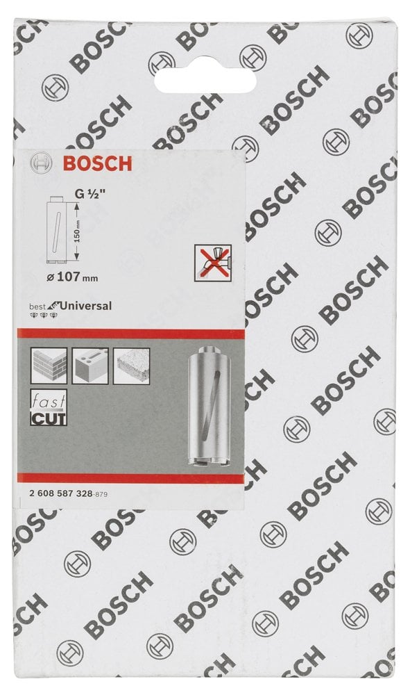 Bosch - Best Serisi G 1/2'' Girişli Kuru Karot Ucu 107*150 mm - Resim 2