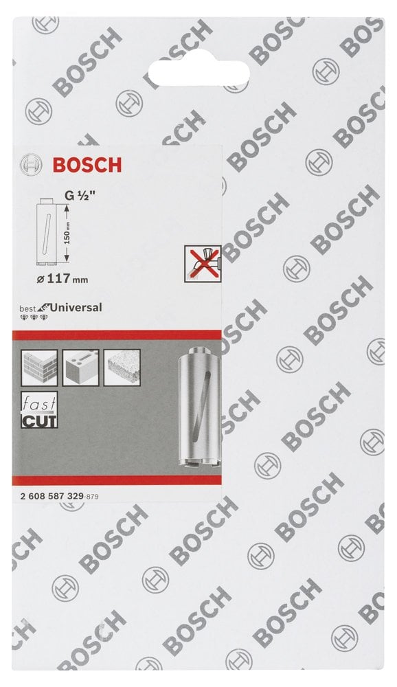 Bosch - Best Serisi G 1/2'' Girişli Kuru Karot Ucu 117*150 mm - Resim 2