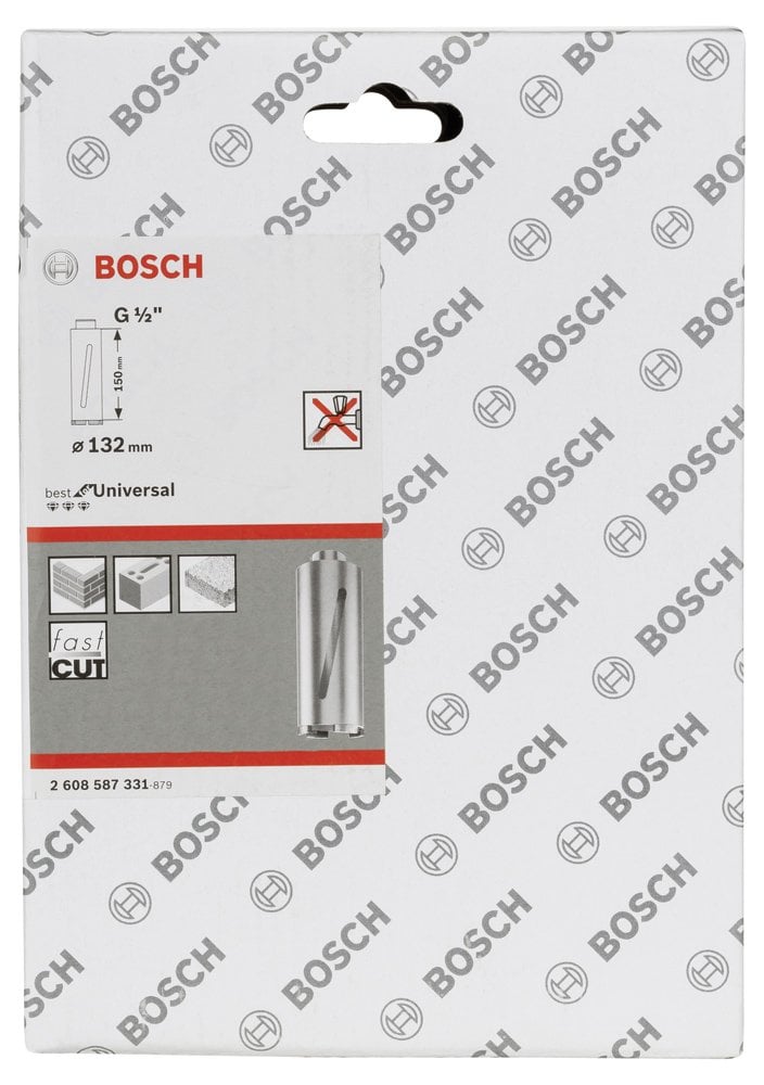 Bosch - Best Serisi G 1/2'' Girişli Kuru Karot Ucu 132*150 mm - Resim 2
