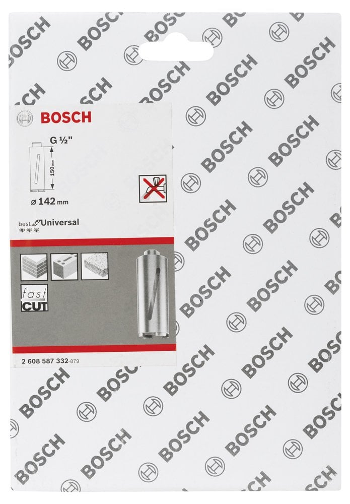 Bosch - Best Serisi G 1/2'' Girişli Kuru Karot Ucu 142*150 mm - Resim 2